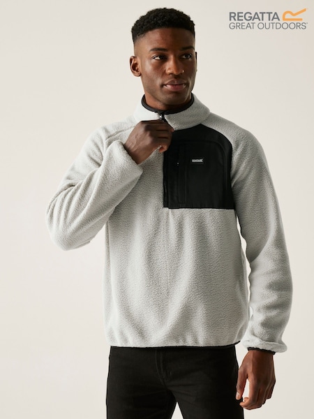 Regatta Grey Frankie Borg Half Zip Fleece (H69900) | £35