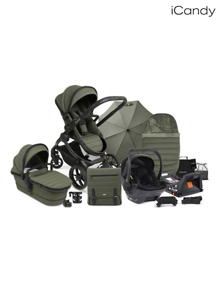 iCandy Green Peach7 Biscotti Travel System Bundle Base (H70482) | £1,550