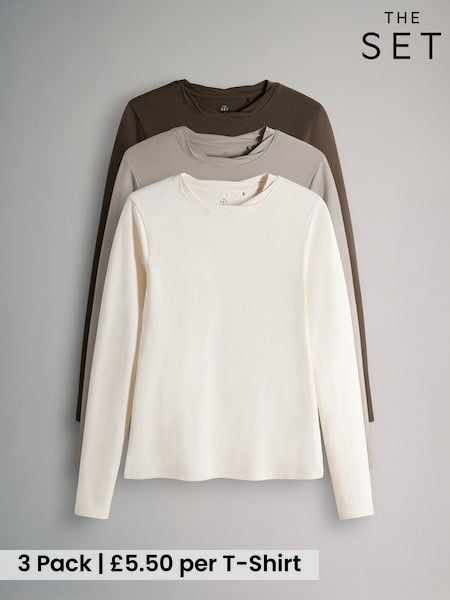 Women's Long Sleeve Loose Fit Crewneck Tops - Pleated Back Casual Shirt For Workout, Office & Daily Wear