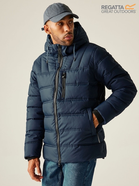 Regatta Blue Leeshaw Heavyweight Coat (H70617) | £98
