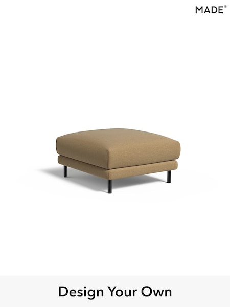 Textured Slub Weave/Caramel Natural Odin By Made (H70628) | £375