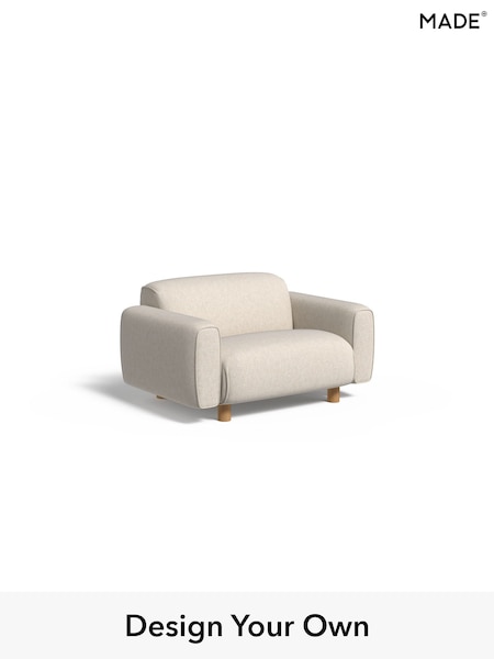 Textured Slub Weave/Light Natural Diego By Made (H70630) | £799