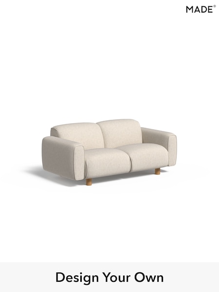 Textured Slub Weave/Light Natural Diego By Made (H70630) | £950