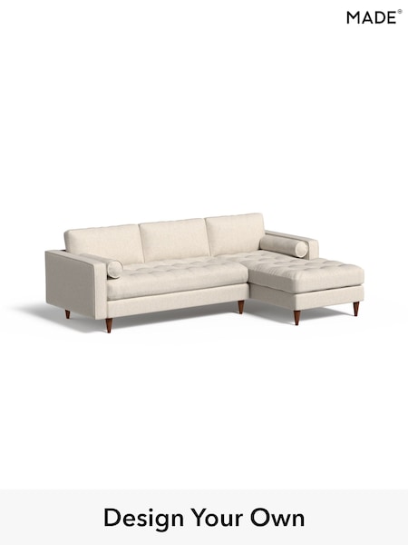 Textured Slub Weave/Light Natural Scott By Made (H70632) | £1,875