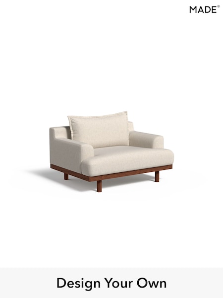 Textured Slub Weave/Light Natural Turin By Made (H70638) | £850