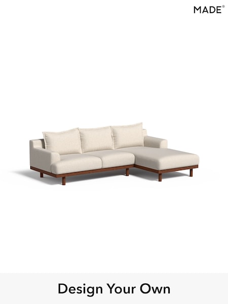 Textured Slub Weave/Light Natural Turin By Made (H70638) | £2,099