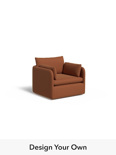 Made Weave/Dark Terracotta Orange Jackson By Made (H70648) | £1,050