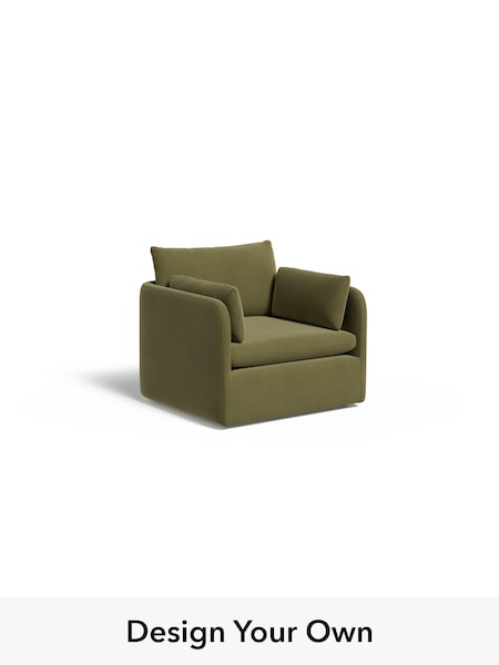 Matt Velvet Easy Clean/Fern Green Jackson By Made (H70653) | £999