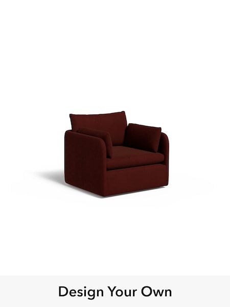 Matt Velvet Easy Clean/Rust Red Jackson By Made (H70654) | £999