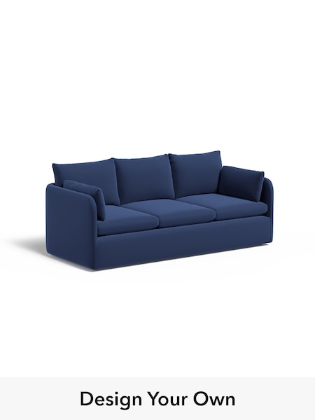 Matt Velvet Easy Clean/Navy Blue Jackson By Made (H70655) | £1,450
