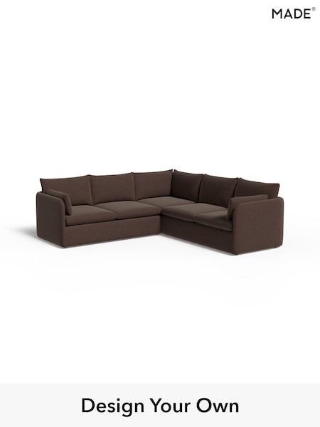 Soft Chenille Easy Clean/Mocha Natural Jackson By Made (H70659) | £3,150