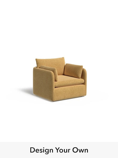 Soft Chenille Easy Clean/Yellow Ochre Jackson By Made (H70661) | £1,050