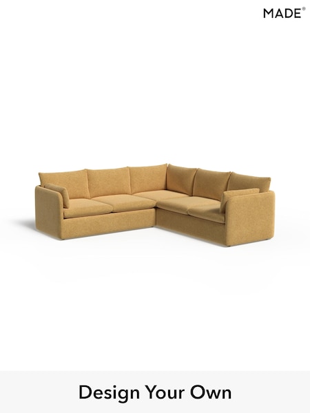 Soft Chenille Easy Clean/Yellow Ochre Jackson By Made (H70661) | £3,150