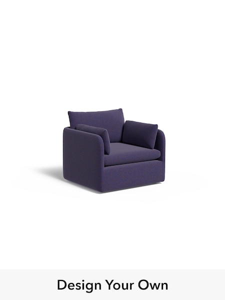Soft Touch Boucle/Cobalt Blue Jackson By Made (H70662) | £999