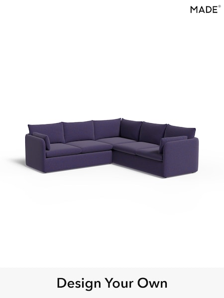 Soft Touch Boucle/Cobalt Blue Jackson By Made (H70662) | £2,999