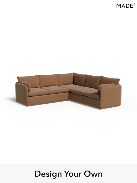 Soft Touch Boucle/Caramel Natural Jackson By Made (H70663) | £2,999