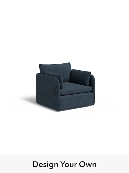 Tonal Boucle/Marl Navy Blue Jackson By Made (H70679) | £1,099