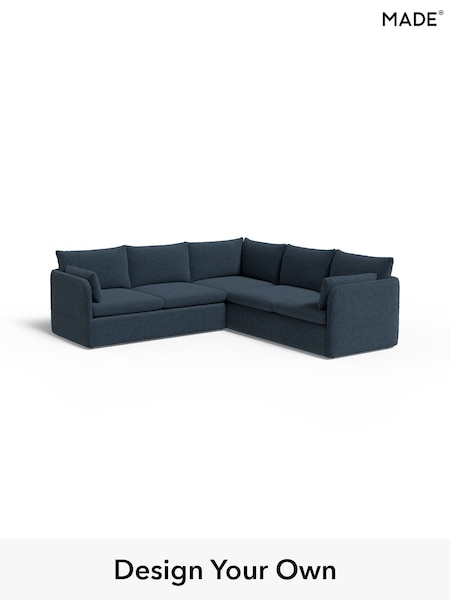 Tonal Boucle/Marl Navy Blue Jackson By Made (H70679) | £3,299