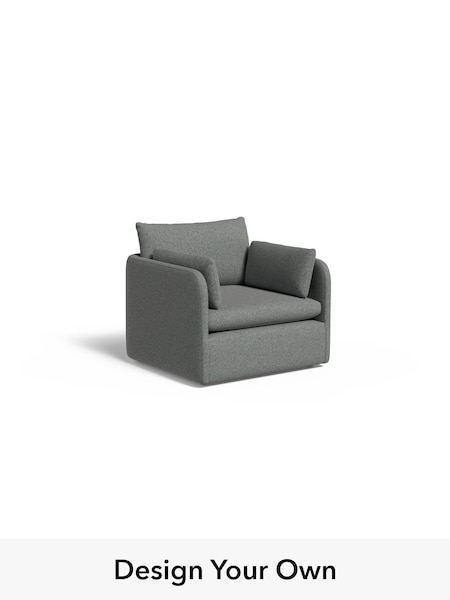 Textured Woven/Ink Blue Jackson By Made (H70681) | £1,050