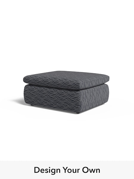 Textured Wave Boucle/Dark Ink Blue Jackson By Made (H70685) | £550