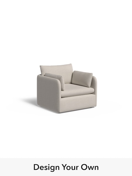 Textured Woven/Silver Grey Jackson By Made (H70687) | £1,050