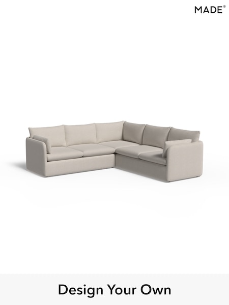 Textured Woven/Silver Grey Jackson By Made (H70687) | £3,150