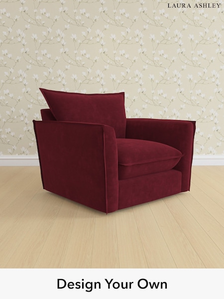Alwyn Velvet/Burgundy Red Westerham By Laura Ashley (H70847) | £1,050