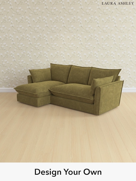 Alwyn Velvet/Olive Green Westerham By Laura Ashley (H70849) | £2,200