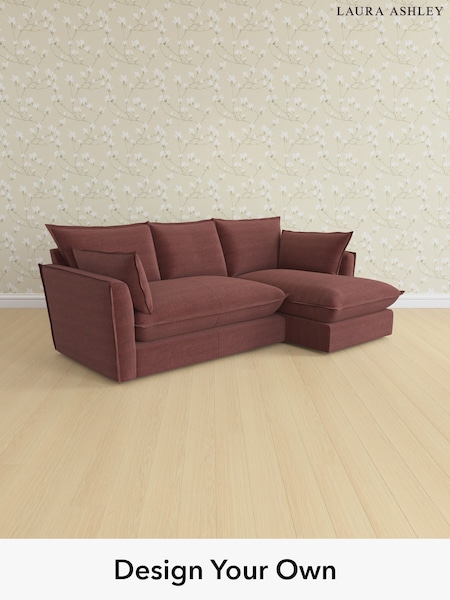 Edwin Chenille/Burgundy Red Westerham By Laura Ashley (H70854) | £2,300