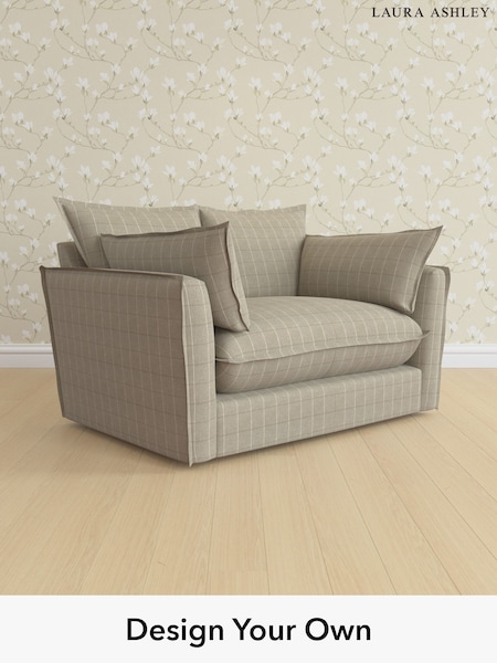 Carolyn Check/Hazelnut Natural Westerham By Laura Ashley (H70861) | £1,350