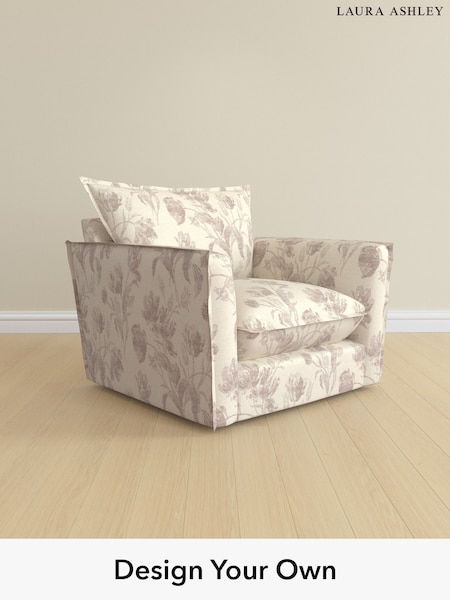 Gosford Weave/Dusky Plum Purple Westerham By Laura Ashley (H70864) | £1,050