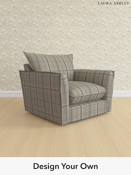 Longstowe Check/French Grey Westerham By Laura Ashley (H70866) | £1,150