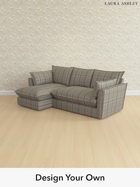 Longstowe Check/French Grey Westerham By Laura Ashley (H70866) | £2,400
