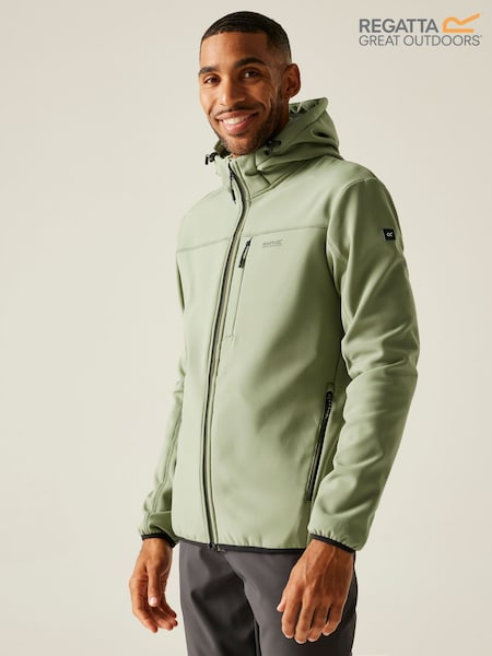 Regatta Green Ossek Softshell Jacket (H70964) | £49