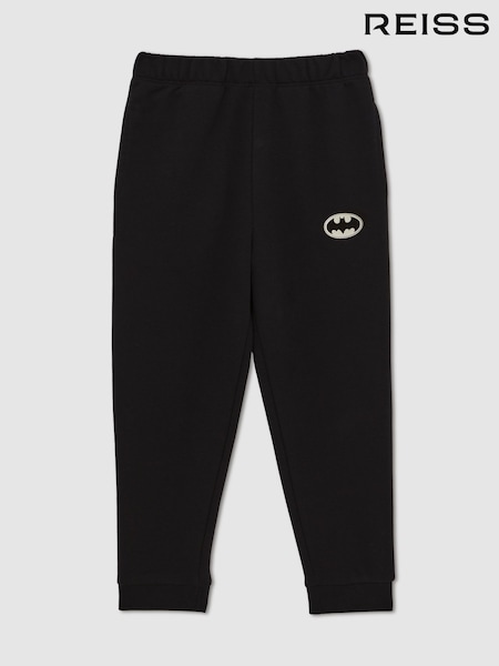 Reiss Black Stokely 13-14 yrs Batman | Reiss Gotham City Joggers (H71017) | £38