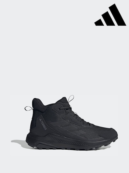 adidas Black Terrex Anylander Mid Hiking Shoes (H71155) | £80