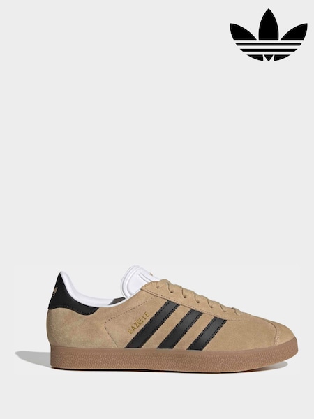 adidas Originals Brown/Black Gazelle Trainers (H71196) | £85