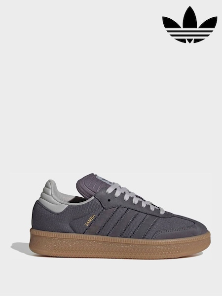 adidas Originals Grey XLG Samba Trainers (H71202) | £100
