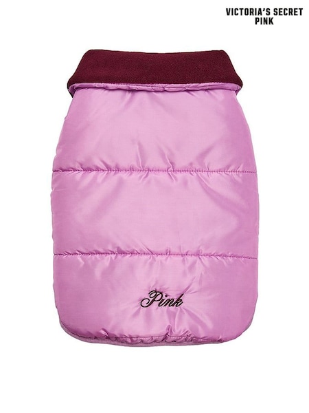 Victoria's Secret Pink Hushed Lilac Purple Pet Puffer Jacket (H71326) | £29