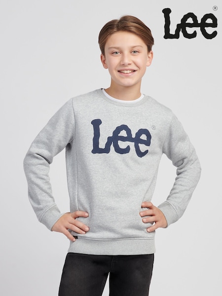 Lee Grey Lee Boys Wobbly Graphic Crew (H71602) | £0