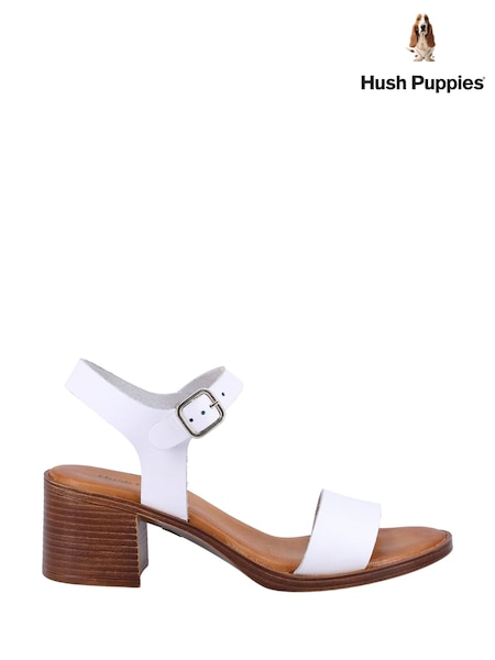 Hush Puppies Gabby White Sandals (H71607) | £0