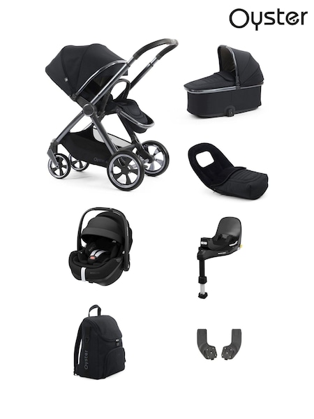 Oyster Carbonite 4 Luxury Bundle with Capsule Car Seat & Base (H71677) | £1,220