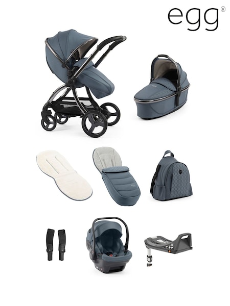 egg Topaz 3 Luxury Bundle with Shell Car Seat & Base (H71680) | £1,500