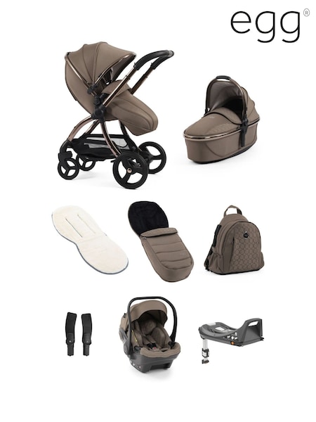 egg Mink 3 Luxury Bundle with Shell Car Seat & Base (H71682) | £1,500