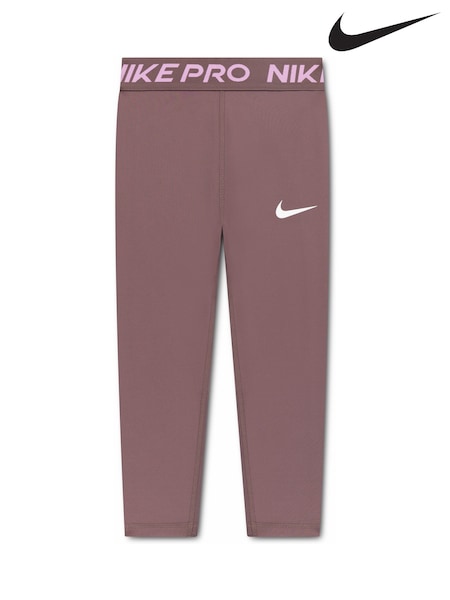 Brown - Nike Little Kids Pro Leggings