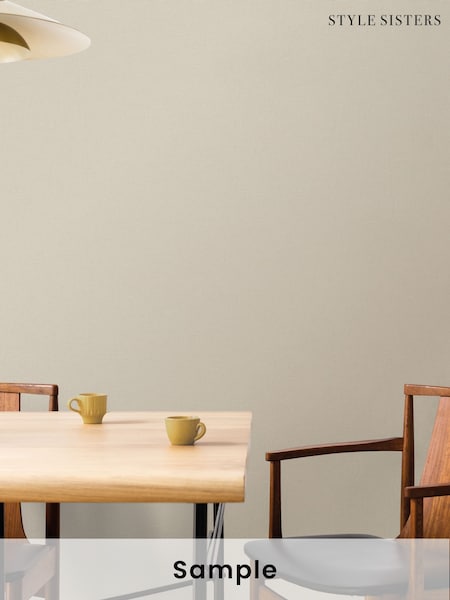 Style Sisters Beige Plain Texture A4 Wallpaper Sample (H71978) | £1