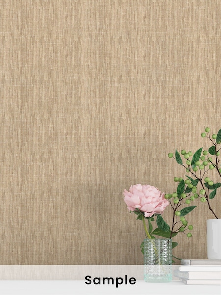 Galerie Brown Spring Blossom Plain A4 Wallpaper Sample (H72010) | £1