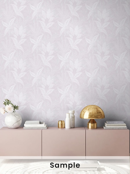 Galerie Purple Welcome Home Tree Leaf A4 Wallpaper Sample (H72047) | £1