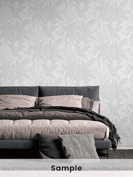 Galerie Grey Welcome Home Tree Leaf A4 Wallpaper Sample (H72052) | £1