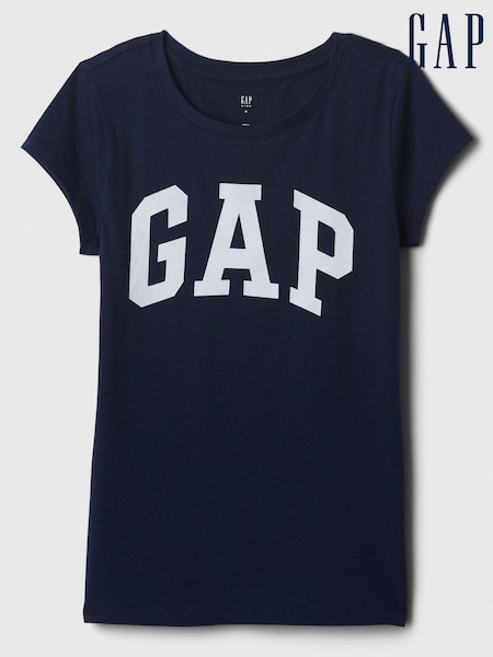 Gap Navy Blue Logo T-Shirt (4-13yrs) (H72204) | £10